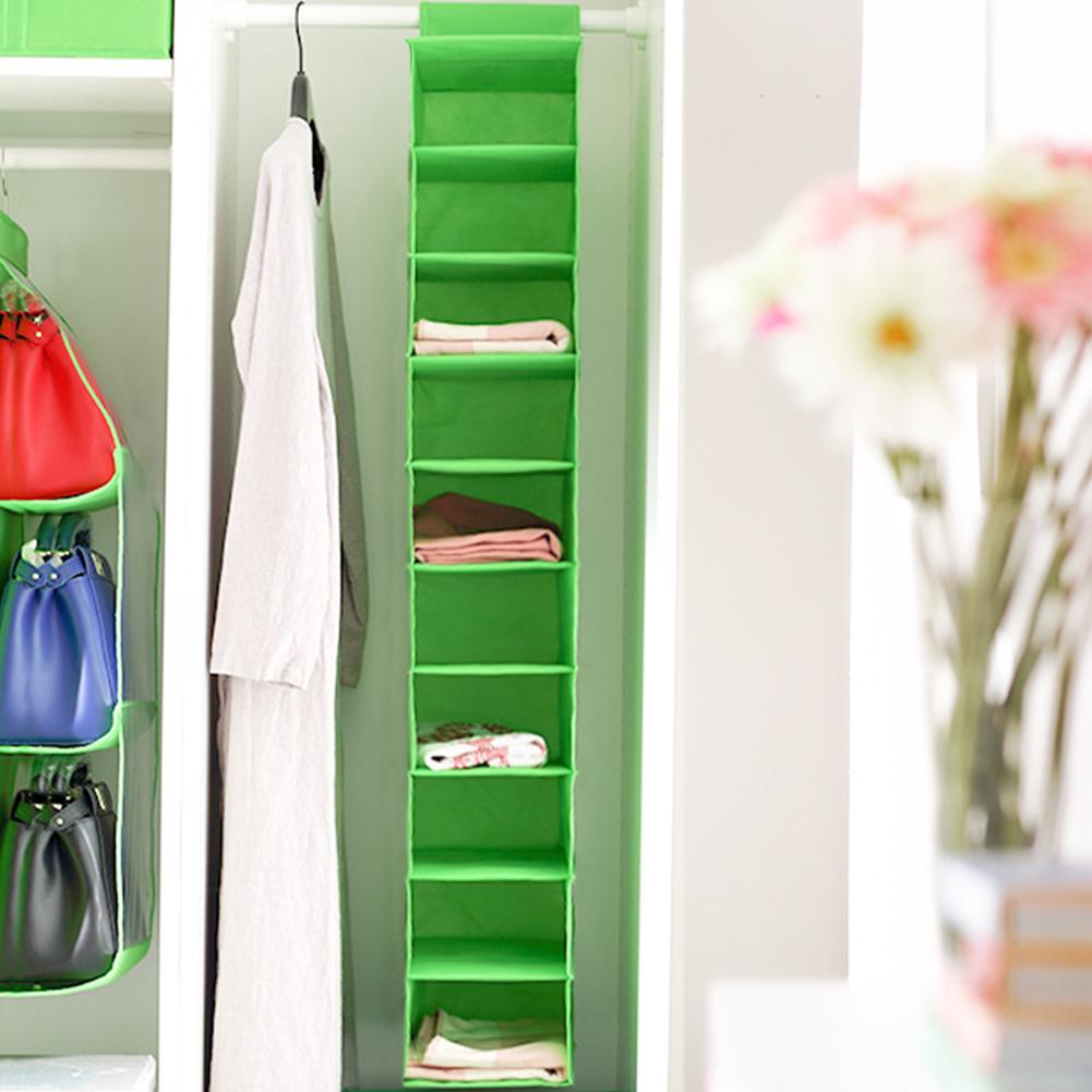 Подвесной шкаф-органайзер и хранилище 10 полок для шкафов Подвесной шкаф-органайзер Подвесные полки для обуви Джинсы Футболки