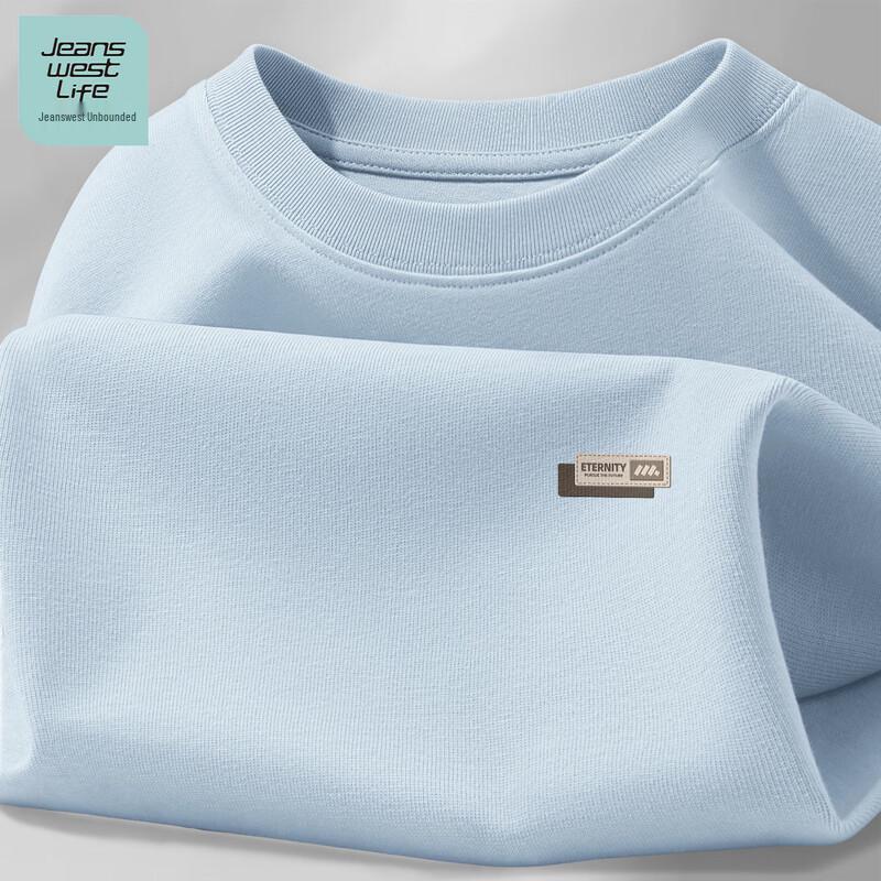Мужская футболка JEANSWEST LIFE с коротким рукавом из чистого хлопка