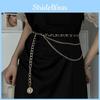 Trendy Korean Fashion Women's Waist Belt Chain Perfect For Dresses And Casual Looks