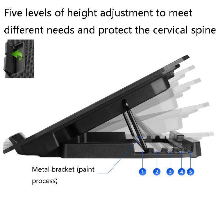 Original ICE COOREL N106 Laptop Base Adjustment Radiator Dual-Fan Notebook Cooling Bracket