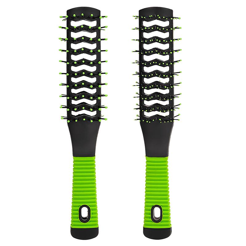 Двусторонняя массажная расческа Pro Salon Anti-Tangle Brushs Hairdressing Detangling Wide Feeth Anti Loss Combs Hairstyling Brush