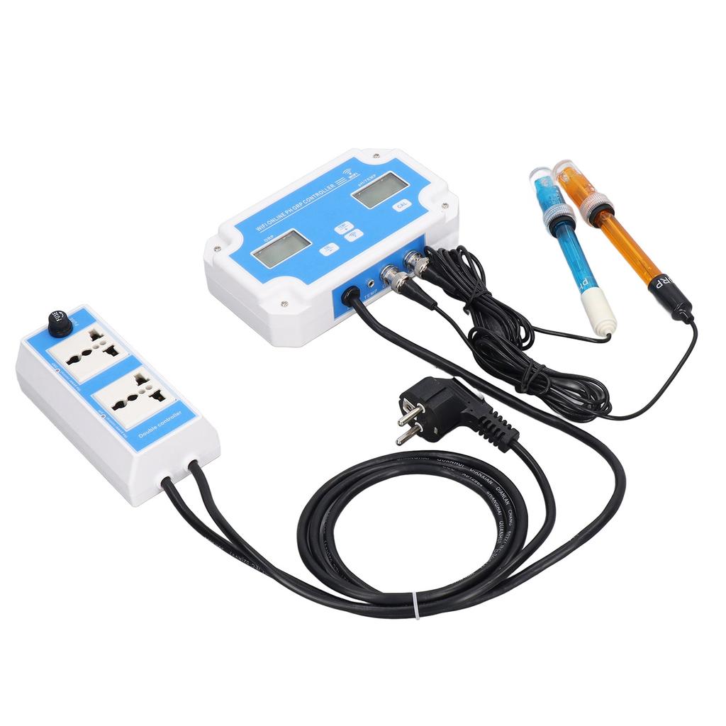 Портативный тестер качества воды Multi in 1 PH ORP Температура Детектор Высокоточный WIFI Соединение Водомер EU