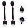 1 Pair for H4 Male To H13 Car USB Socket Car LED Headlight Conversion Cable Wire Connector Car Pigtail Wire Adapter Accessories