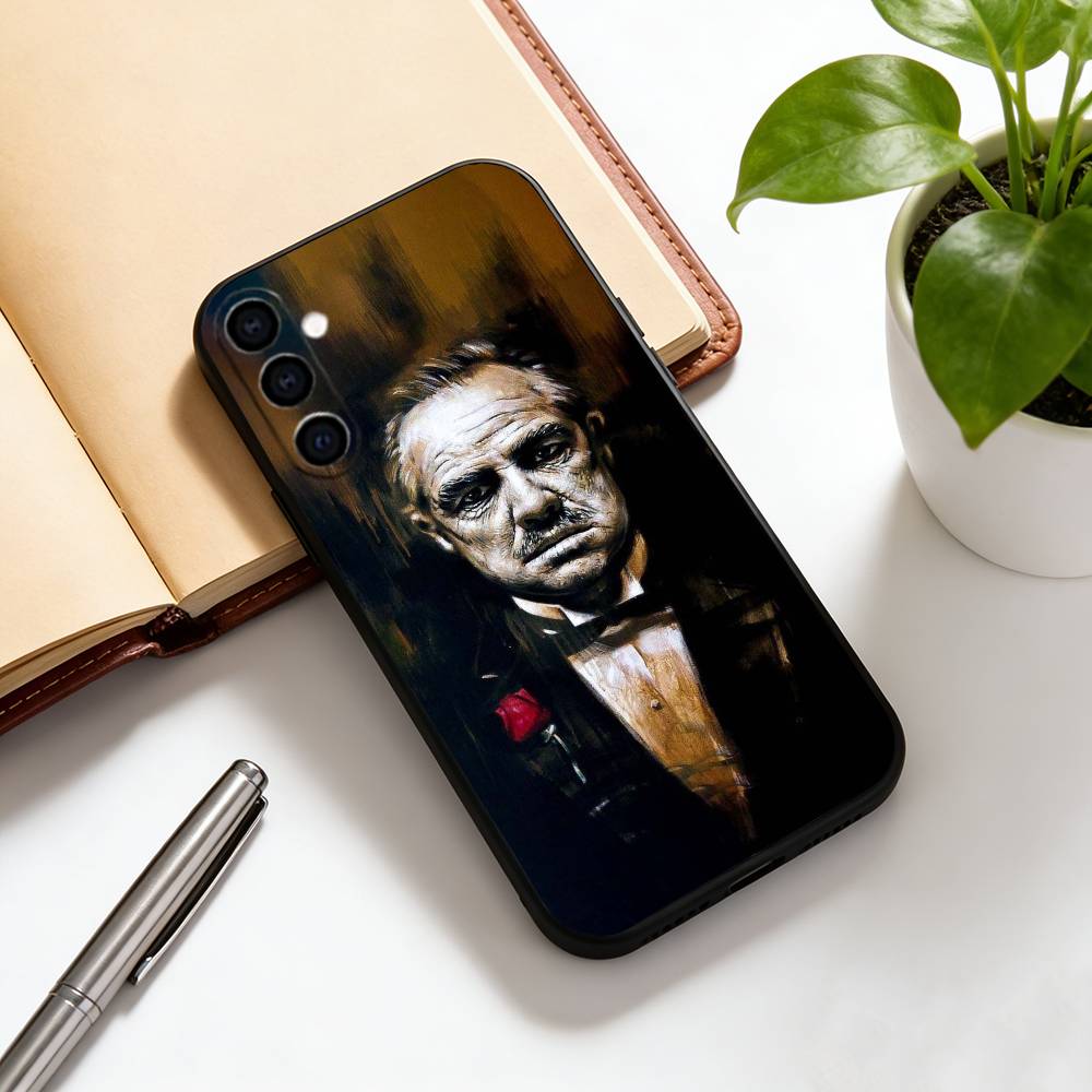 Чехол для телефона Дон Вито Корлеоне для Samsung Galaxy A73, A72, A71, A70, A53, A52, A51, Мягкий силиконовый черный чехол