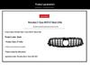 Замена черной решетки GT для Mercedes-Benz E-Class W213 2021-2023