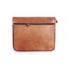 Leather Laptop Bag | Handmade Goat Leather Messenger Satchel | Vintage Crossbody Office Bag for Men & Women | Leather Briefcase