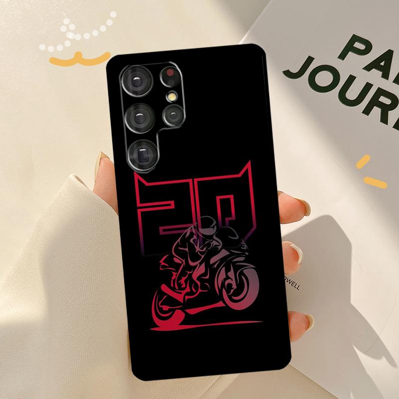 Moto NO.20 Fabio Quartararo Case For Samsung Galaxy S23 S21 S22 Ultra Note 20 S20 FE S8 S9 S10 Note 10 Plus Phone Shell