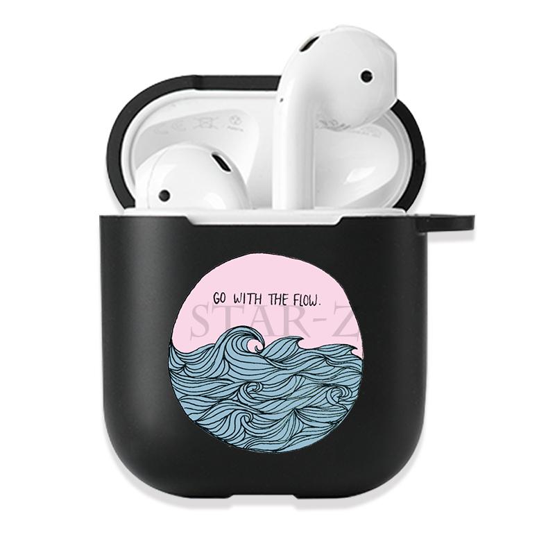 Мягкий черный силиконовый чехол для Apple Airpods Pro 3 2 1 The Great Wave of Kanagawa Bluetooth, беспроводные чехлы для наушников Airpod Cover