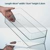 Transparent Acrylic Badge Card Storage Box with Dustproof Square Protection and Display Stand