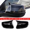 For Honda CRV CR-V 2017 2018 Car Rearview Side Mirror Cover Wing Cap Exterior Door Sticker Case Trim Carbon Fiber