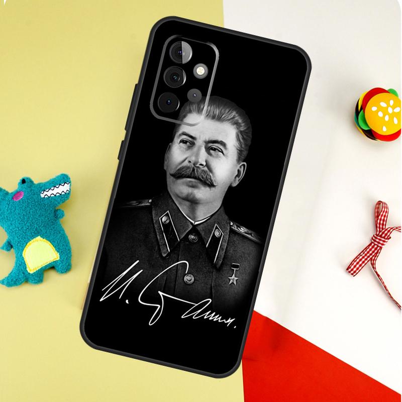 USSR Joseph Stalin For Samsung Galaxy A22 A32 A52 A54 A34 A14 A55 A35 A15 A53 A33 A13 A05 A06 A16 Phone Case