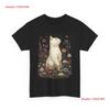 Funny Cat Print T Shirt For Cute Adorable Vintage Soft Comfortable Graphic Slightly Streetwear Fashion Versatile
