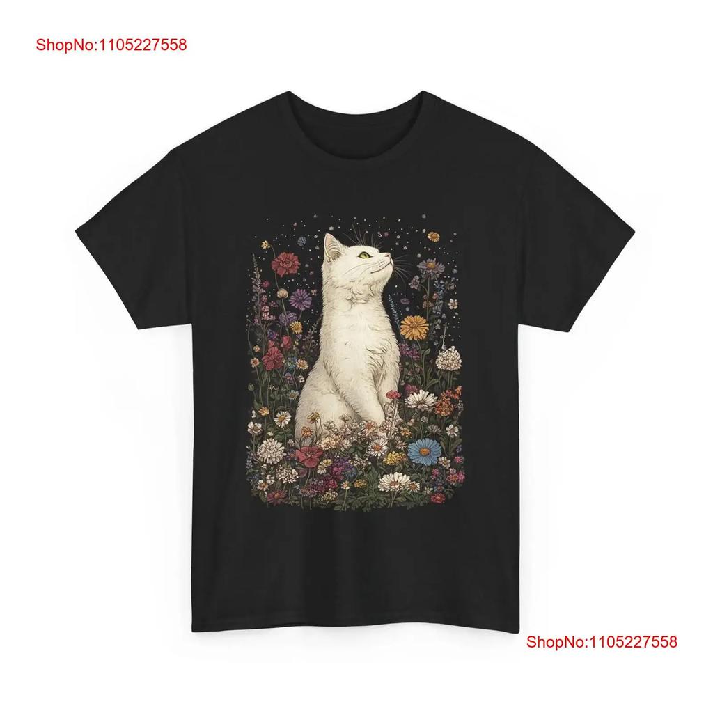 Funny Cat Print T Shirt For Cute Adorable Vintage Soft Comfortable Graphic Slightly Streetwear Fashion Versatile