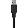 Câble usb 3.0 - aisens - a105-0448 - 3,0 m - noir - connecteur type a