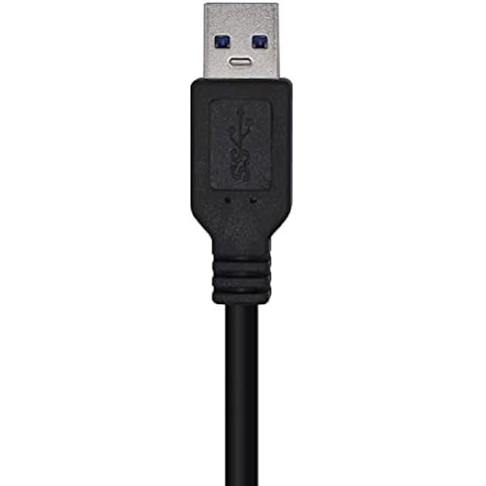 Câble usb 3.0 - aisens - a105-0448 - 3,0 m - noir - connecteur type a