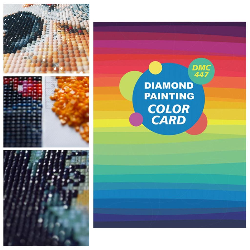 Цветовая схема DMC для книги по алмазной живописи 5D Diamond Art Reference Tools