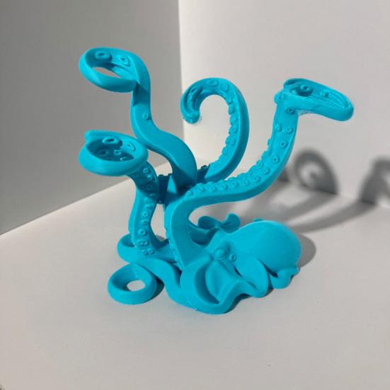 Держатель для зубных щеток в виде щупальца осьминога, 3D-печать, в морском стиле, Органайзер для ванной комнаты, Морская тематика, Подставка для зубных щеток на столешницу
