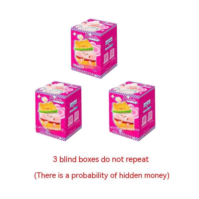 Genuine Pig Sweet Baby Pig Calorie Refill Station Series Anime Figure Surprise Box Collection Girl Toy Gif