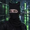 Эластичная маска для лица, балаклава для велоспорта с 3D-ушками кошки, защита от солнца УФ, полностью летний чехол, дышащий шарф-гетра из ледяного шелка для активного отдыха