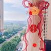 1 Pair of Wedding Auspicious Curtains Simulated Flower Ties New Bedroom Living Room Decoration
