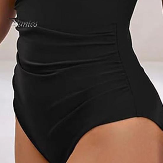 Женский монокини с V-образным вырезом, без рукавов, слитный купальник с регулируемыми подтяжками, с открытой спиной и высокой талией