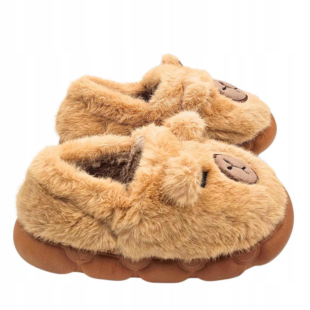Capybara Winter Slippers Capybara Children's Warm Soft Slippers S. 30-31
