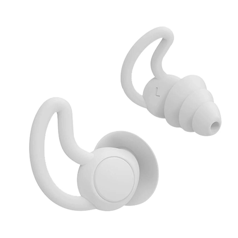 Sleep Ear Plug Waterproof Silicone Swimming Ear Protector Canceling Noise Reduction Soundproof Sleeping Earplugs for Travel Home