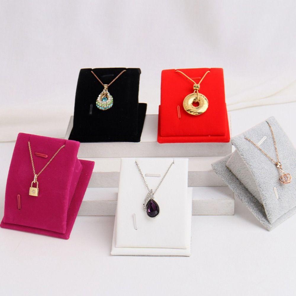 Plush Necklaces Pendants Display Rack Save Space Showcase Props for Dressing Tables