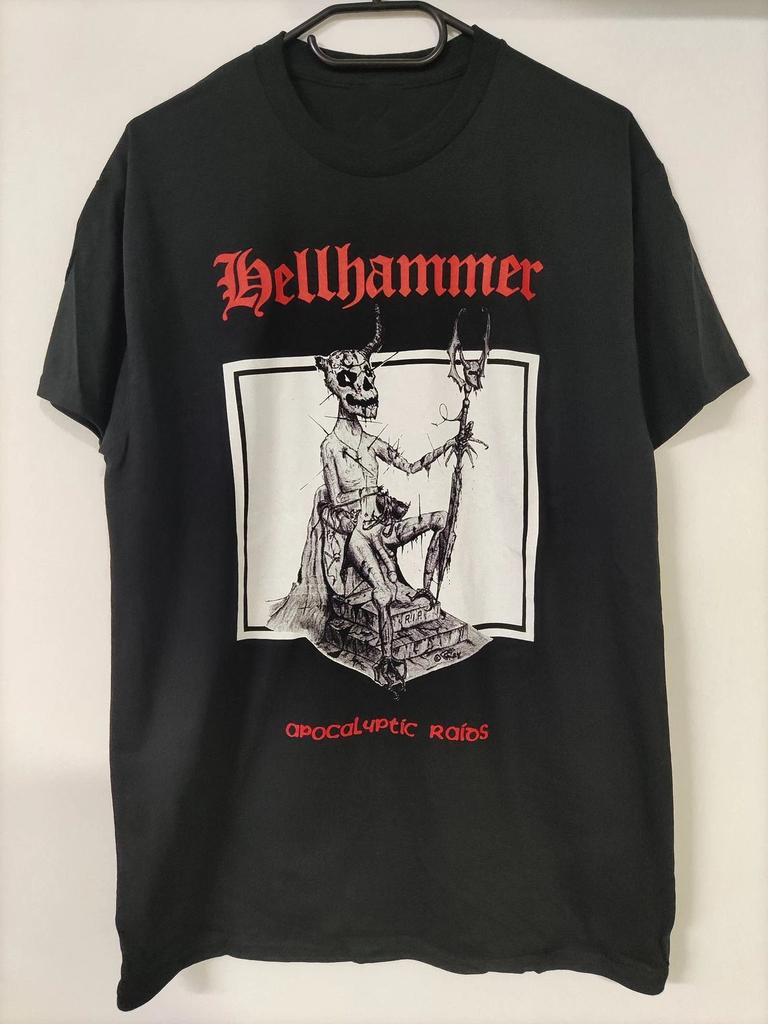 Retro Hellhammer Band T Shirt S-5XL Cotton Black Unisex TU583