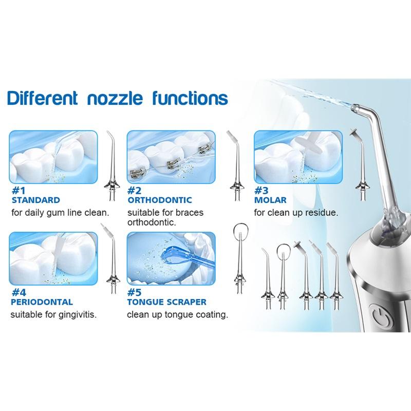 Water flosser, portable wireless mouthwash, powerful rechargeable dental floss, for dental care