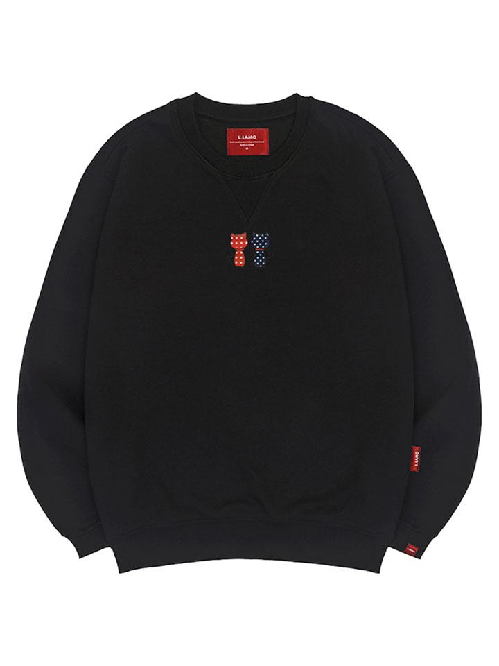 Свитшот с рисунком кошек для пары Ellamo, унисекс, больших размеров S~4XL (Тип Б)