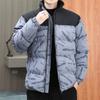 Мужская свободная теплая куртка больших размеров, зимняя утолщенная короткая теплая куртка с подкладкой из пушистого теплого верха