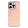 Позолоченный стиль принцессы для чехла на телефон IPhone17 15 Розовый Лазерный Бант 16 Promax Противоударный 13 Жесткий