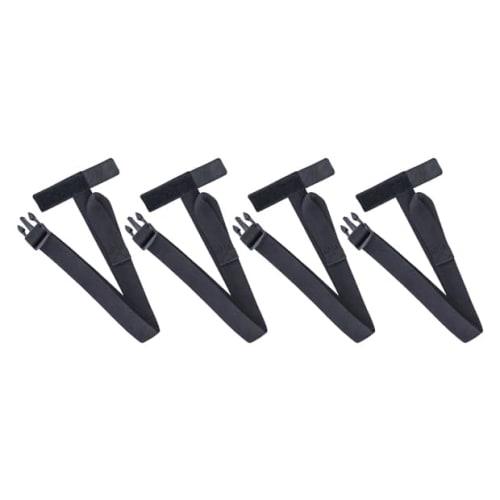 Tanax MOTOFIZZ Option Bag Fixing Belt 4 Pieces 20 X 600mm Equipped with Velcro Fastener Anti-Flapping MP-353 Black