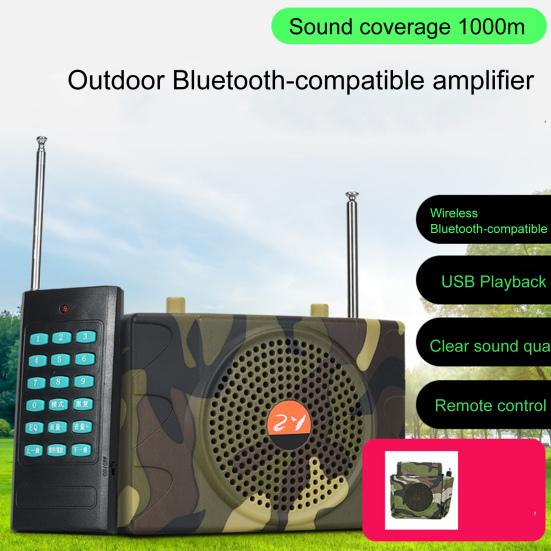 E-898 Мегафон HiFi Интеллектуальное шумоподавление Инфракрасный пульт дистанционного управления Камуфляж Беспроводной с поддержкой Bluetooth