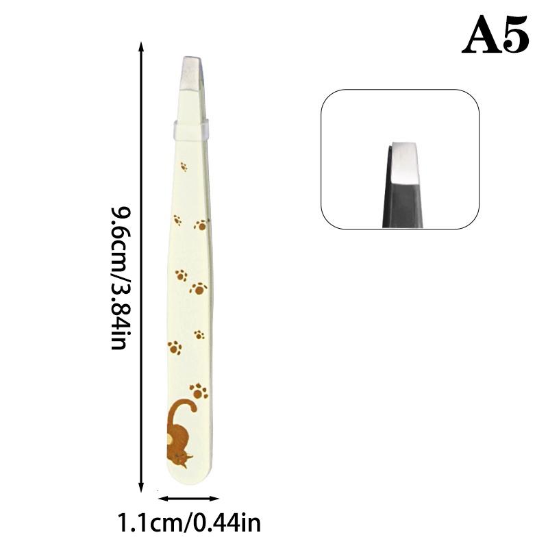 Пинцет для бровей, красочные волосы, красота, съемник тонких волос, наклонные зажимы для бровей из нержавеющей стали, инструменты для удаления макияжа