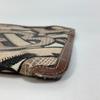 BURBERRY bag TB whole pattern fastener zip Clutch bag PVC/Leather Brown