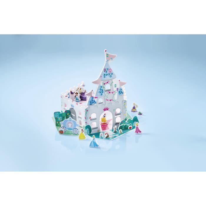 Kit créatif - TOPIOL BY DODO - Disney Princesse - Château en mousse - Accessoires & autocollants - Dès 4 ans