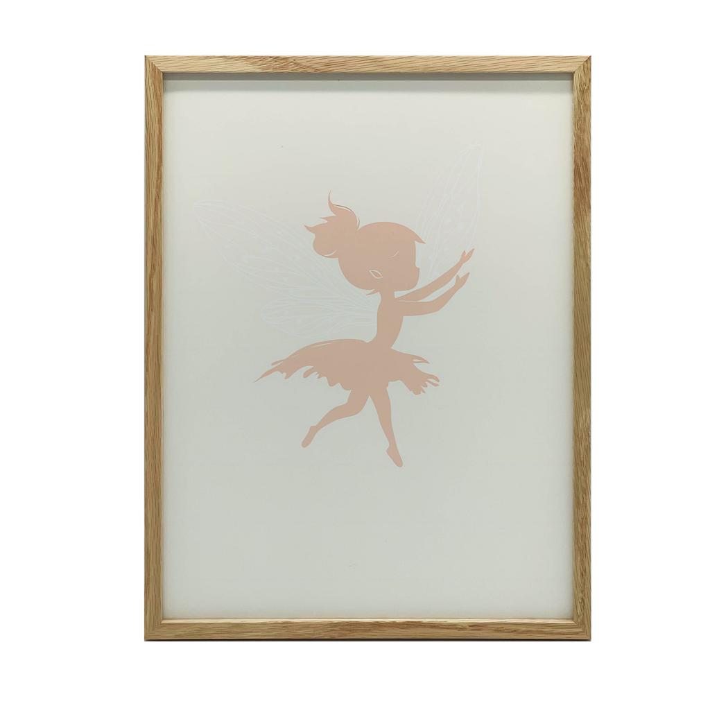 Plakat Magia Wróżki W Różu Plakat Magia Wróżki W Różu, 30X40 Cm, Bez Ramy, Płótno Premium Na Blejtramie