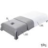 1PC Polyester Washable Beauty Bed Cover SPA Massage Bed Covers Quick Dry Bed Sheet Opening Hole Protector Cover Massage Therapy