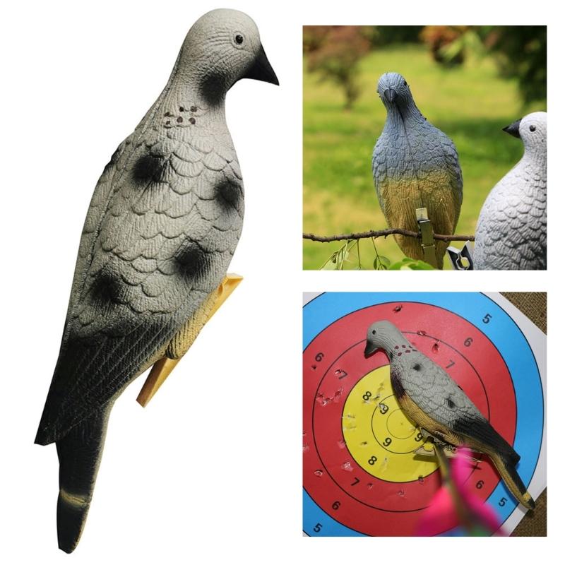 Simulated Pigeon Archerys Baits Targets Foam Animal Baits Targets Decoration Shooting Targets for Outdoor Hunting Games