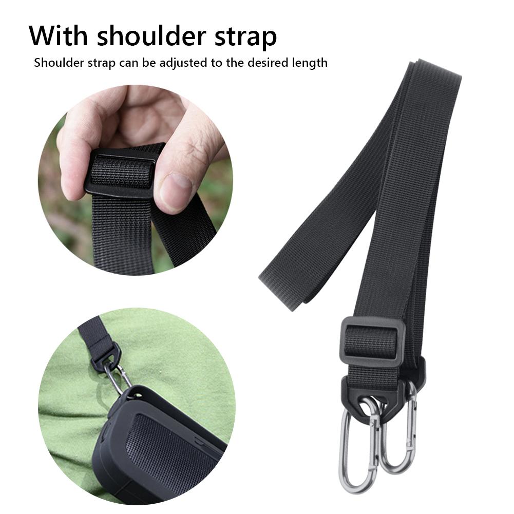Силиконовый чехол-накладка с ручкой и плечевым ремнем Мягкий силиконовый чехол Защитный чехол-рукав Чехол для динамика для Bose SoundLink Flex
