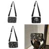 Halloween Skull Shoulder Bag For Women Pu Leather Casual Crossbody Purse With Zipper Closure