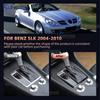 Твердый Сухой Углепластик Для Mercedes Benz SLK R171 2004 2005 2006 2007 2008 2009 2010 Автоматическая Крышка Панели Переключения Центрального Управления