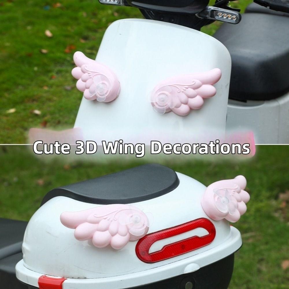 Colorful Lights Motorcycle Decor Accessories Creative Electric Scooter Ornaments  Electric Car