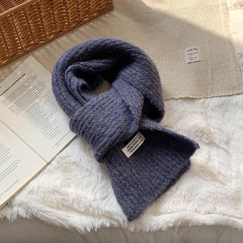 Шарф женский зимний высококлассный новый легкая роскошь Анжела красный вязаный шарф шарф