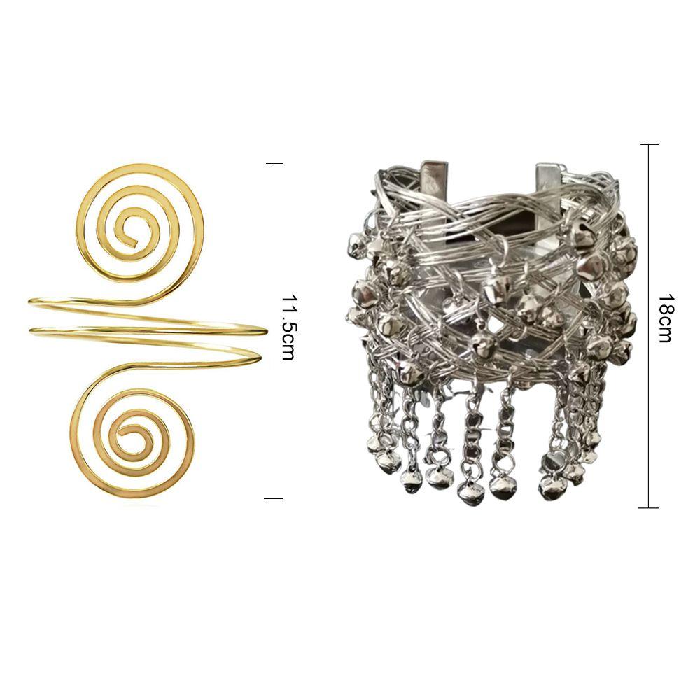 Браслет Ювелирные изделия Женский Браслет на предплечье Цепочка на руку Геометрический узор Браслеты Колокольчики Кисточки Подвески