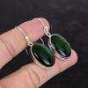Серьги из зеленого огненного лабрадорита, настоящие драгоценные камни, серьги из стерлингового серебра 925 пробы, серьги ручной работы, подарки для нее, настоящие ювелирные изделия из лабрадорита