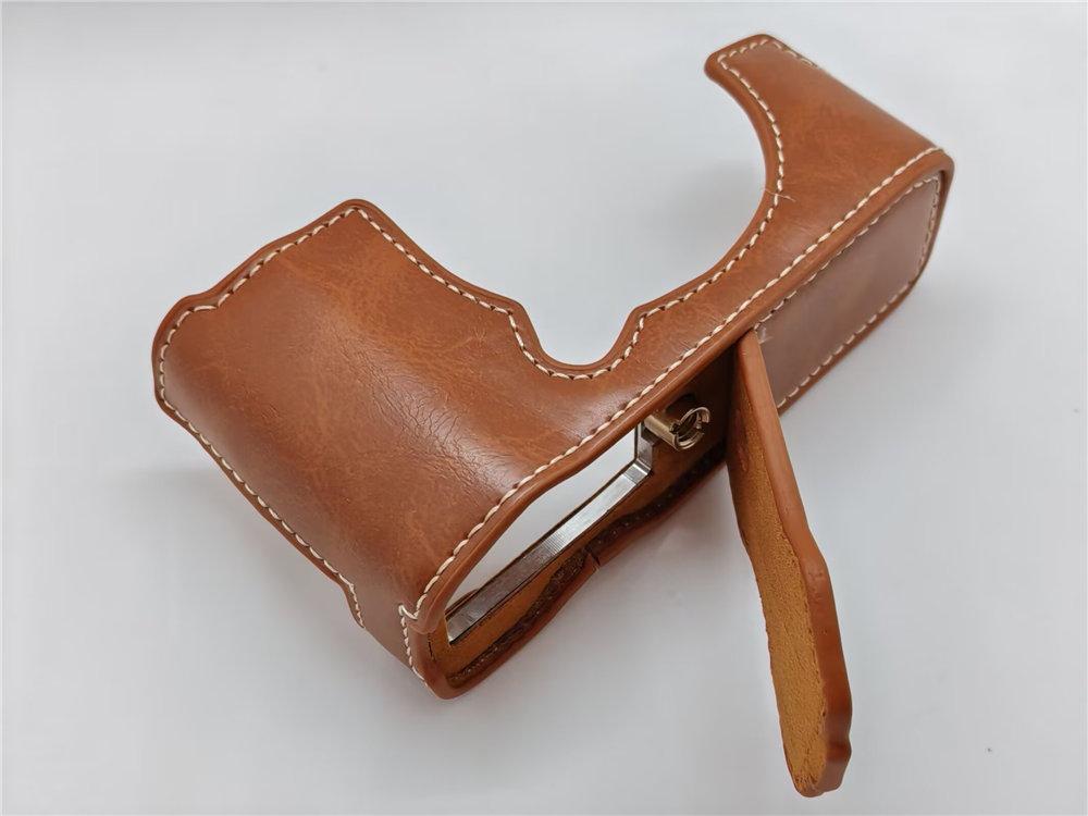 Получехол из ПУ кожи для камеры XM5 для Fujifilm XM5 Fuji X-M5 Крышка с отверстием для аккумулятора снизу