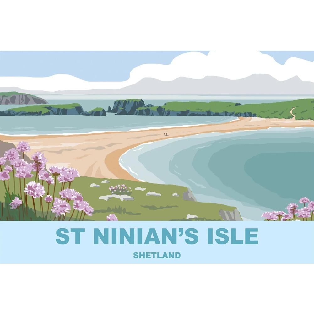 Scotland Travel Poster St Ninian's Isle Edinburgh Cape Wrath Scotland Prints Canvas Painting Wall Picture Home Living Room Decor